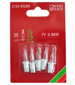 5 Ampoules De Rechange 7 V, 0,98 W Pour Guirlande De Noël 35 Lampes|Konstsmide, guirlandes lumineuses de Noël Sale