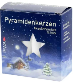18 Bougies De Noël Pour Pyramide, Pyramidenkerzen 17 Mm|Ewa Kerzen, bougies de Noël et bougies de l'Avent Sale
