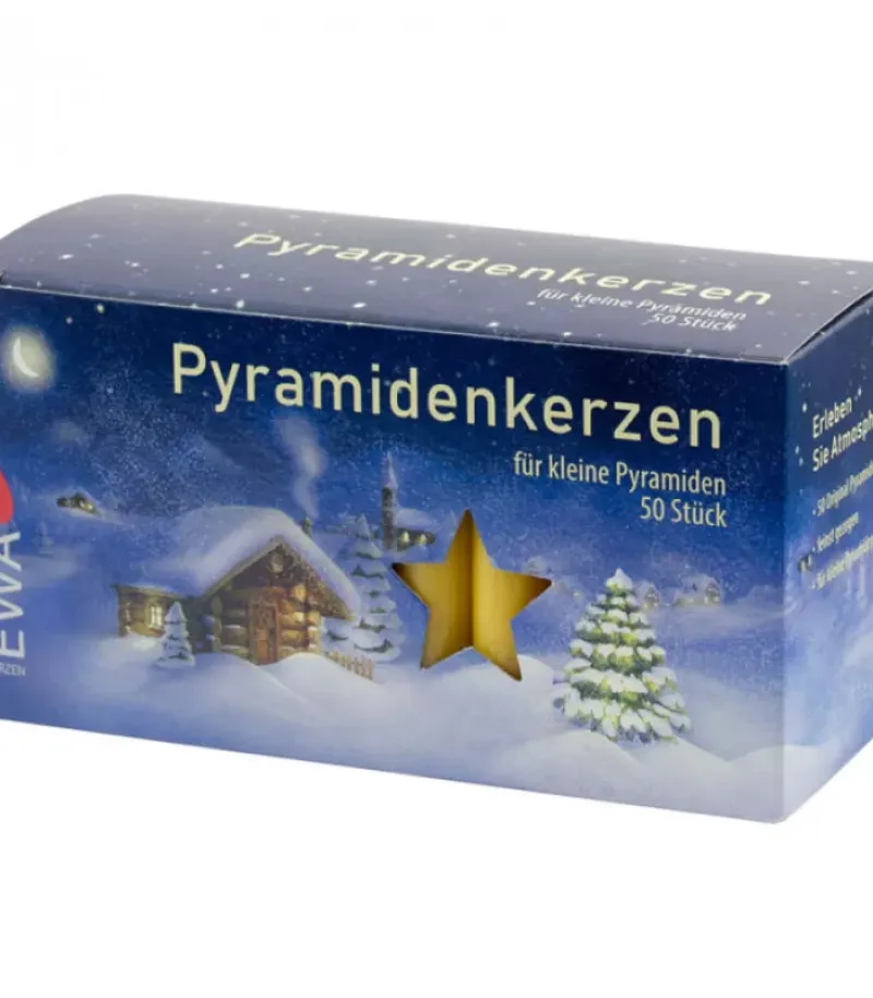 50 Bougies De Noël Pour Pyramide, Pyramidenkerzen 14 Mm|Ewa Kerzen, bougies de Noël et bougies de l'Avent Hot