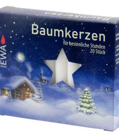 20 Bougies Sapin De Noël, Baumkerzen 13 Mm|Ewa Kerzen, bougies de Noël et bougies de l'Avent Discount