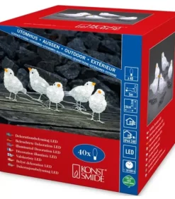 5 Oiseaux Lumineux A Led|Konstsmide, guirlandes lumineuses de Noël Best