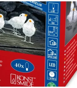 5 Oiseaux Lumineux A Led|Konstsmide, guirlandes lumineuses de Noël Best