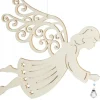 Ange De Noël A Suspendre En Feuille D'Erable Avec Cristal Swarovski, 19 Cm|Waldfabrik, photophore en bois et étoile sapin de Noël Sale