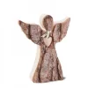 Ange De Noël En Bois, Avec Coeur Et Echarpe, 12 Cm|Waldfabrik, photophore en bois et étoile sapin de Noël Outlet
