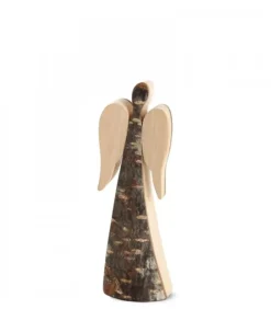 Ange De Noël En Bois, Double Face 9 Cm|Waldfabrik, photophore en bois et étoile sapin de Noël