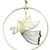 Ange De Noël Volant, Déco Sapin Metal Dore Ronde|Pluto Produkter, déco de Noël Scandinave Clearance
