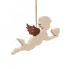 Ange Pour Sapin En Bois D'Erable Avec Petit Coeur|Waldfabrik, photophore en bois et étoile sapin de Noël Discount