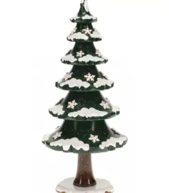 Arbre D'Hiver Avec Cristaux De Neige - Village De Noël Miniature|Hubrig, figurines pour enfant Online