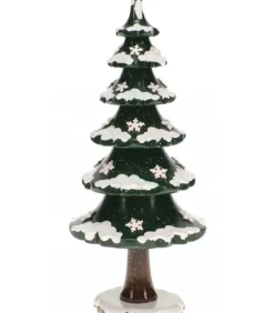 Arbre D'Hiver Avec Cristaux De Neige - Village De Noël Miniature|Hubrig, figurines pour enfant Online
