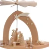 Arche Pyramide Moderne De Noël En Bois D'Aulne|Schalling, crèche moderne Online