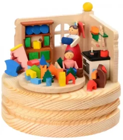 Boite A Musique En Bois, Jeux D'Enfant|Graupner, décoration de sapin de Noël, Déco Noël enfant Discount