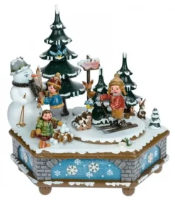Boite A Musique Noël, Jeux D'Enfants Dans LÀ Neige|Hubrig, figurines pour enfant Best