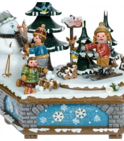 Boite A Musique Noël, Jeux D'Enfants Dans LÀ Neige|Hubrig, figurines pour enfant Best