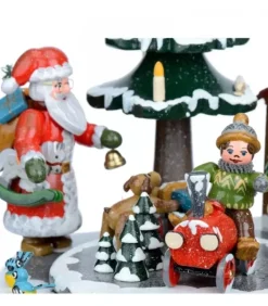 Boite A Musique Noël, Veillee Autour Du Sapin|Hubrig, figurines pour enfant New