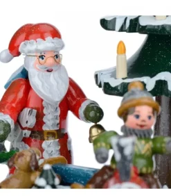 Boite A Musique Noël, Veillee Autour Du Sapin|Hubrig, figurines pour enfant New