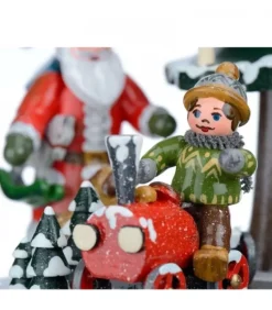 Boite A Musique Noël, Veillee Autour Du Sapin|Hubrig, figurines pour enfant New