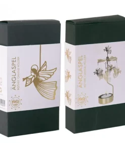 Bougeoir Carrousel Anges Dores Volants|Pluto Produkter, déco de Noël Scandinave New