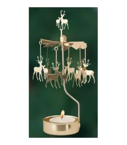Bougeoir Carrousel Cerf Dore|Pluto Produkter, déco de Noël Scandinave Best