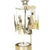 Bougeoir Carrousel Crèche Doree Nativite|Pluto Produkter, déco de Noël Scandinave Outlet