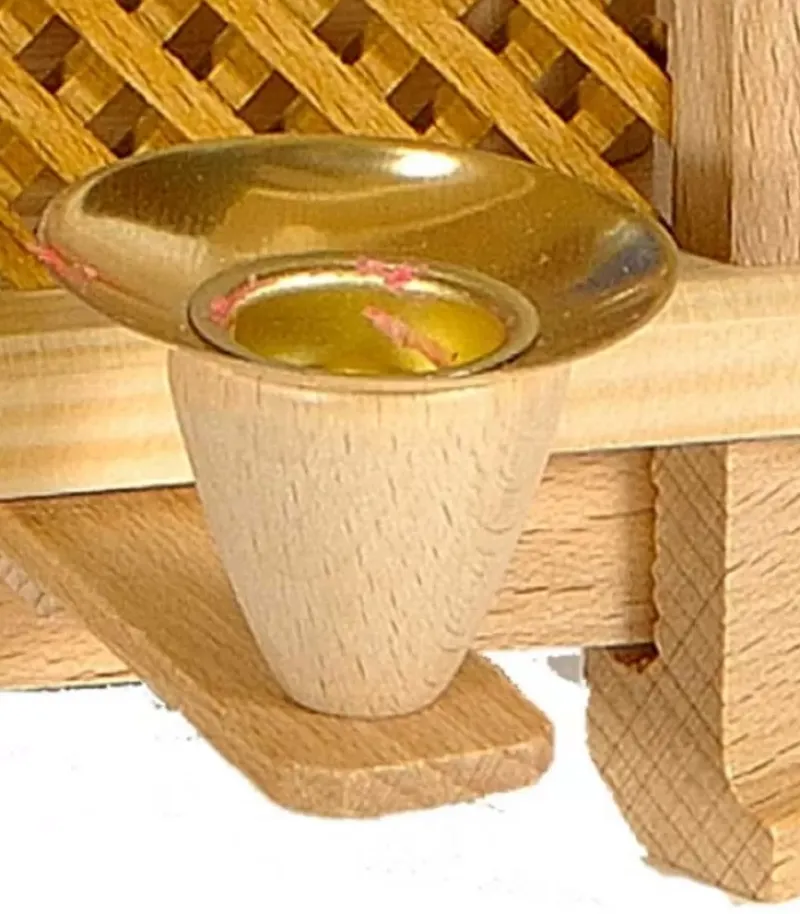Bougeoir De Rechange En Laiton Pour Pyramide A Bougies 17 Mm|Richard Glasser, Pyramides de Noël allemandes Best