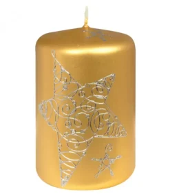 Bougie Décorative De Noël Avec Etoile, 9 Cm|Ewa Kerzen, bougies de Noël et bougies de l'Avent Hot