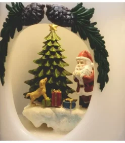Bougie Led Père Noël Avec Petit Chien|Konstsmide, guirlandes lumineuses de Noël New