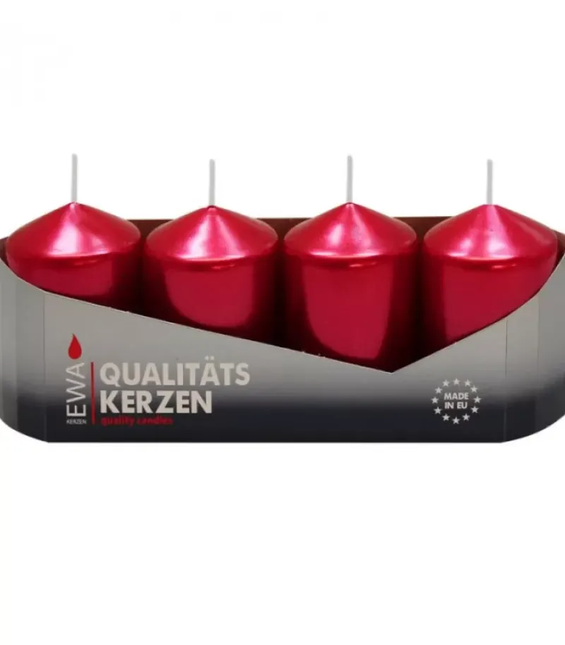 Bougies De L'Avent Laquees 40/60 Mm|Ewa Kerzen, bougies de Noël et bougies de l'Avent Discount