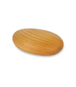 Caillou En Bois Poli Teinte, 9 Cm|Waldfabrik, photophore en bois et étoile sapin de Noël Online