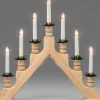 Chandelier 7 Branches Electrique En Bois Naturel|Konstsmide, guirlandes lumineuses de Noël Hot