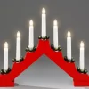 Chandelier De Noël Rouge À 7 Branches|Konstsmide, guirlandes lumineuses de Noël Best