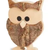 Chouette En Bois Cisele, Ecorce Et Erable, 7,5 Cm|Waldfabrik, photophore en bois et étoile sapin de Noël Hot