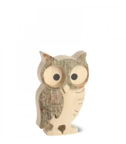Chouette Hulotte En Bois, 6 Cm|Waldfabrik, photophore en bois et étoile sapin de Noël Best