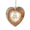 Coeur En Bois A Suspendre Motif Cisele Hiboux, 7 Cm|Waldfabrik, photophore en bois et étoile sapin de Noël New