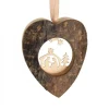 Coeur En Bois A Suspendre Motif Cisele Crèche Et Etoile, 6 Cm|Zyx Music, chants de Noël Allemands traditionnels Hot
