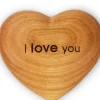 Coeur En Bois, I Love You, 6 Cm|Waldfabrik, photophore en bois et étoile sapin de Noël Sale