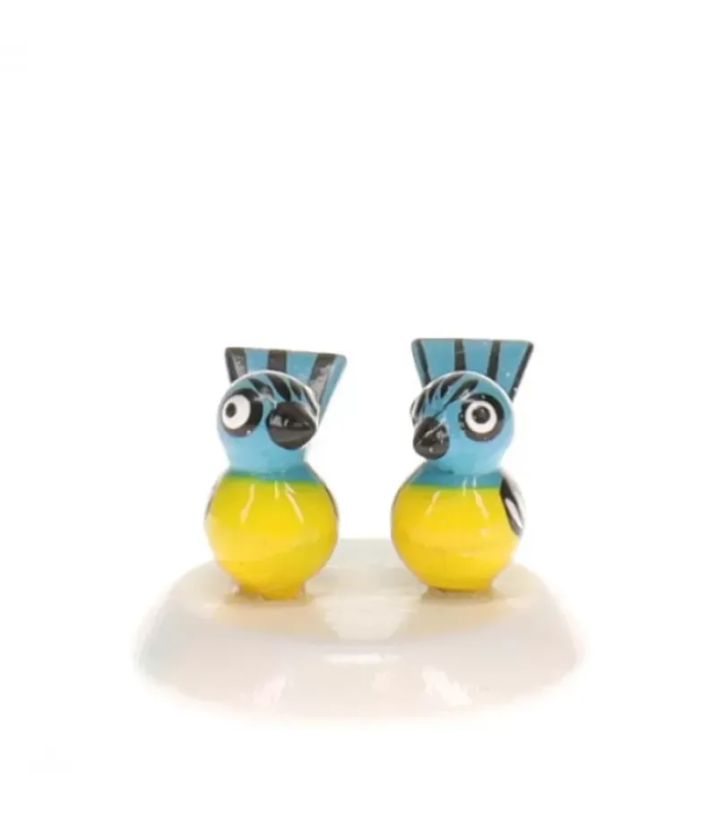 Couple De Mesanges - Village De Noël Miniature|Hubrig, figurines pour enfant