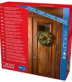 Couronne De Noël Lumineuse Sapin, 45 Cm|Konstsmide, guirlandes lumineuses de Noël Online