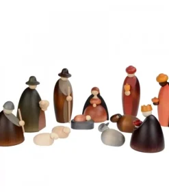 Crèche De Noël Complete Avec 12 Personnages 12 Cm|Köhler, Père Noël en bois Clearance