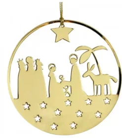 Crèche De Noël Design Doree A Suspendre|Pluto Produkter, déco de Noël Scandinave Outlet