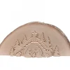 Crèche De Noël En Relief, Taillee Dans Un Rondin De Bois, 27 Cm|Waldfabrik, photophore en bois et étoile sapin de Noël Hot