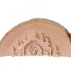Crèche De Noël En Relief, Taillee Dans Un Rondin De Bois, 15 Cm|Waldfabrik, photophore en bois et étoile sapin de Noël Clearance