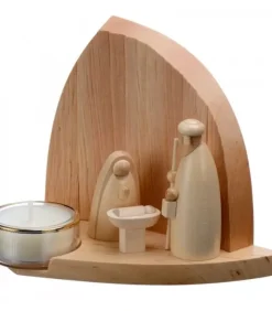 Crèche De Noël Moderne Avec Bougeoir|Schalling, crèche moderne Discount