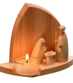Crèche De Noël Moderne Avec Bougeoir|Schalling, crèche moderne Discount