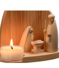 Crèche De Noël Moderne Avec Bougeoir|Schalling, crèche moderne Discount