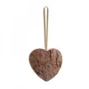 Déco De Noël, Coeur En Bois A Suspendre A Ruban Dore, 6 Cm|Waldfabrik, photophore en bois et étoile sapin de Noël Sale