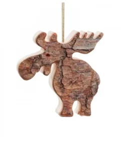 Déco De Noël, Elan En Bois A Suspendre, 6,5Cm|Waldfabrik, photophore en bois et étoile sapin de Noël Best
