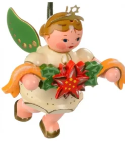 Déco Sapin De Noël, Ange Et Couronne De Fleurs|Hubrig, figurines pour enfant Outlet