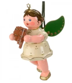 Déco Sapin De Noël, Ange Et Flute De Pan|Hubrig, figurines pour enfant Sale