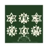 Déco Sapin De Noël, Etoiles En Bois. 6 Motifs Differents - N° 9|Ratags, décos de Noël lumineuses en bois Discount