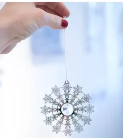 Déco Sapin Design, Flocon De Neige Avec Cristal|Pluto Produkter, déco de Noël Scandinave Hot
